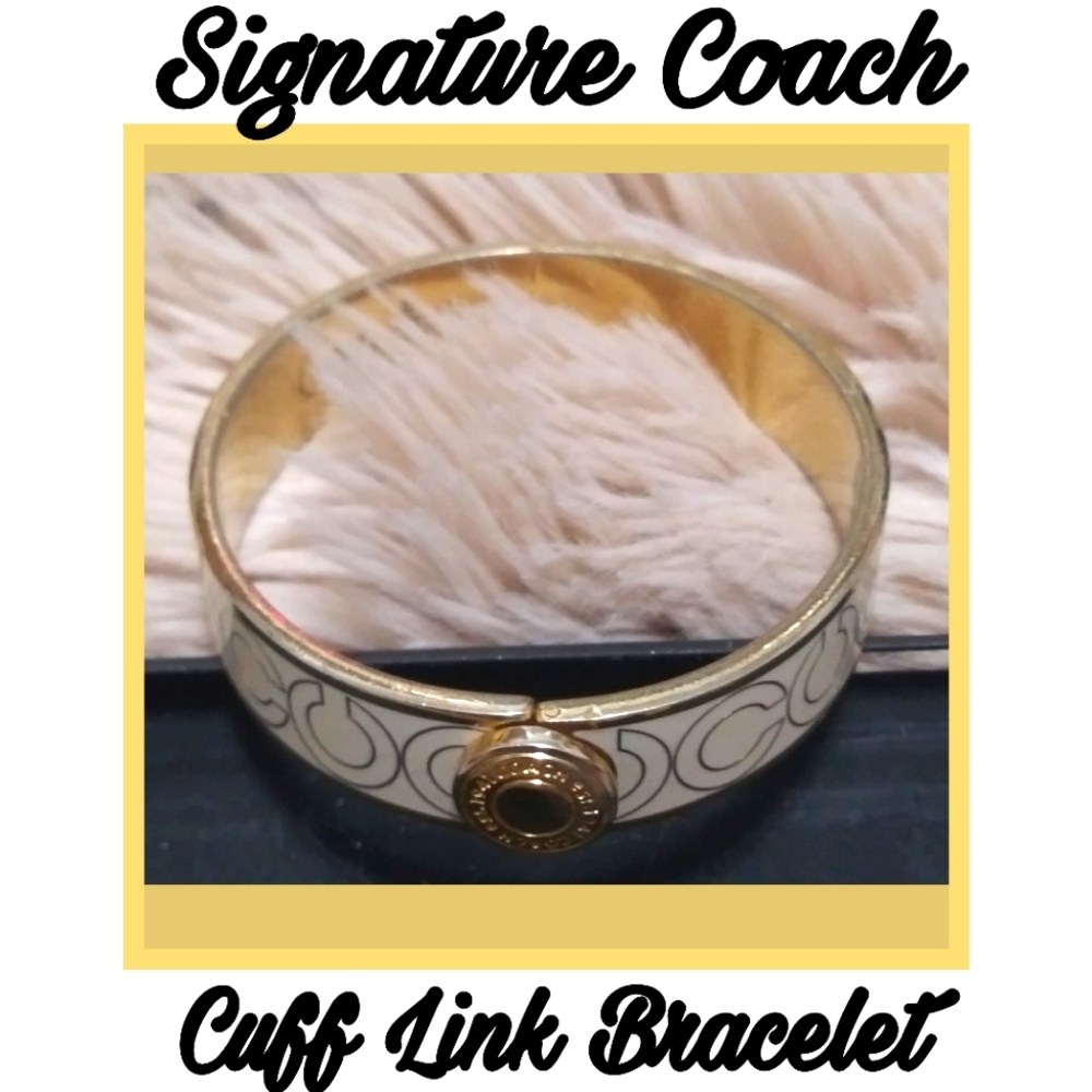 Coach Signature Cuff Bracelet